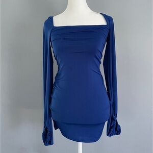 Blue lucky in the sky dress.